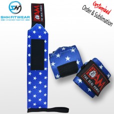 weight lifting Flag wrist wraps Heavy-duty shh Elastic wrist wrap Cross Fit Bodybuilding Gym Training W099